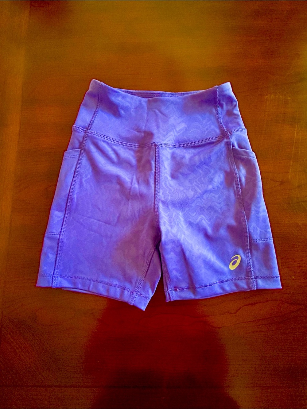 Asics Women’s Purple Compression Running/Biking Shorts - 5” inseam